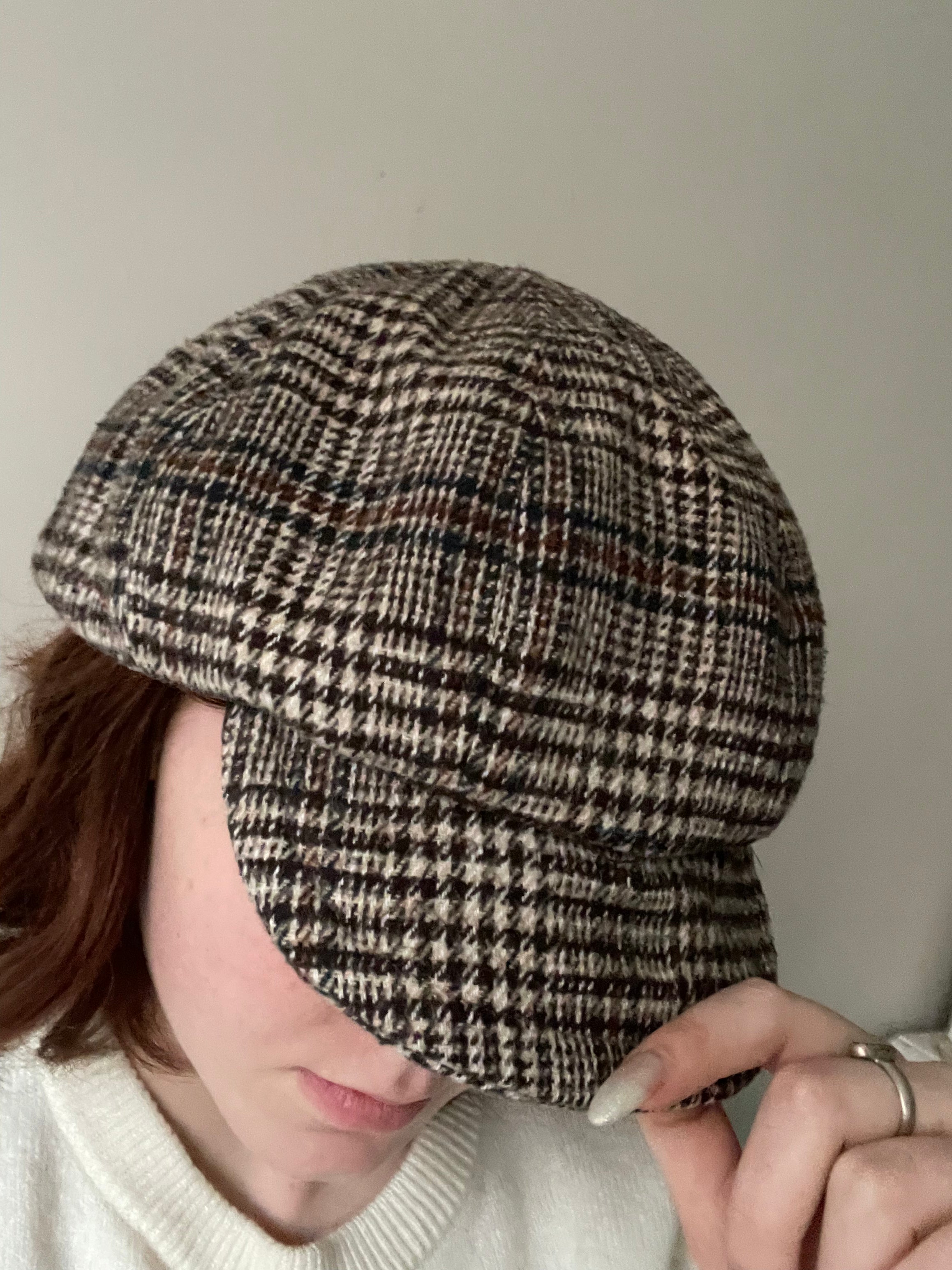 Classic Beige Newsboy Cap